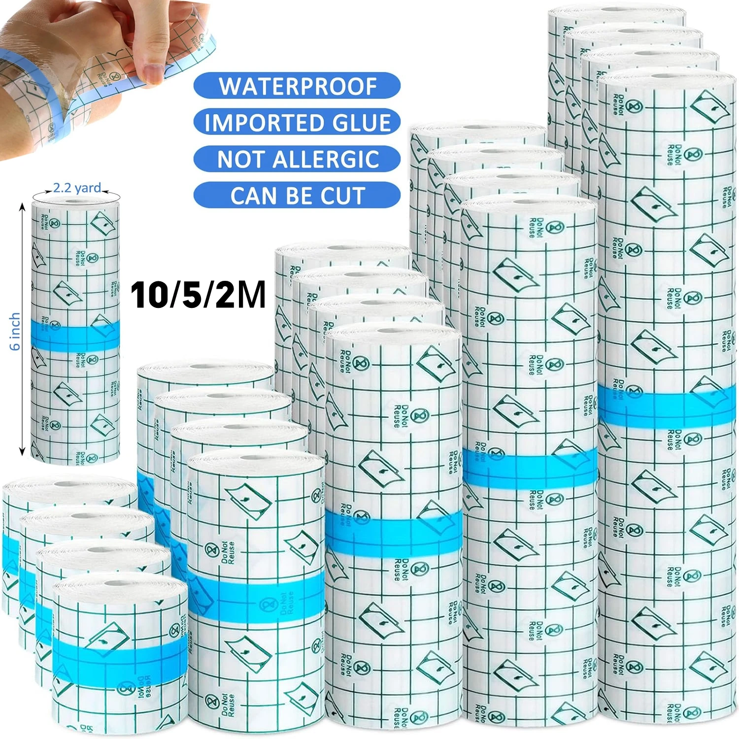 Healing Wellness - 10/5/2M Tattoo Aftercare Bandage Roll -