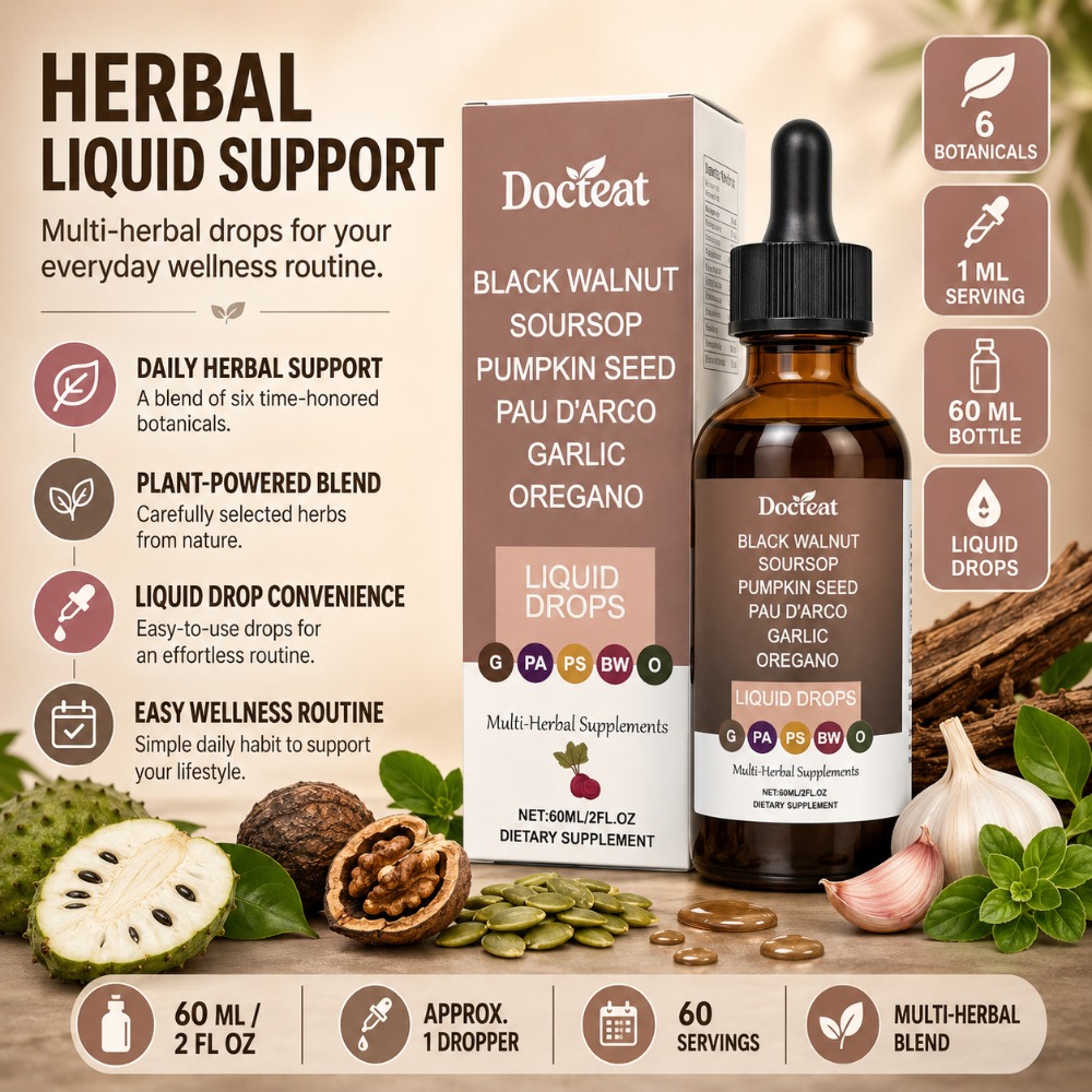 Docteat Black Walnut Soursop L - Herbal Wellness Drops review and price