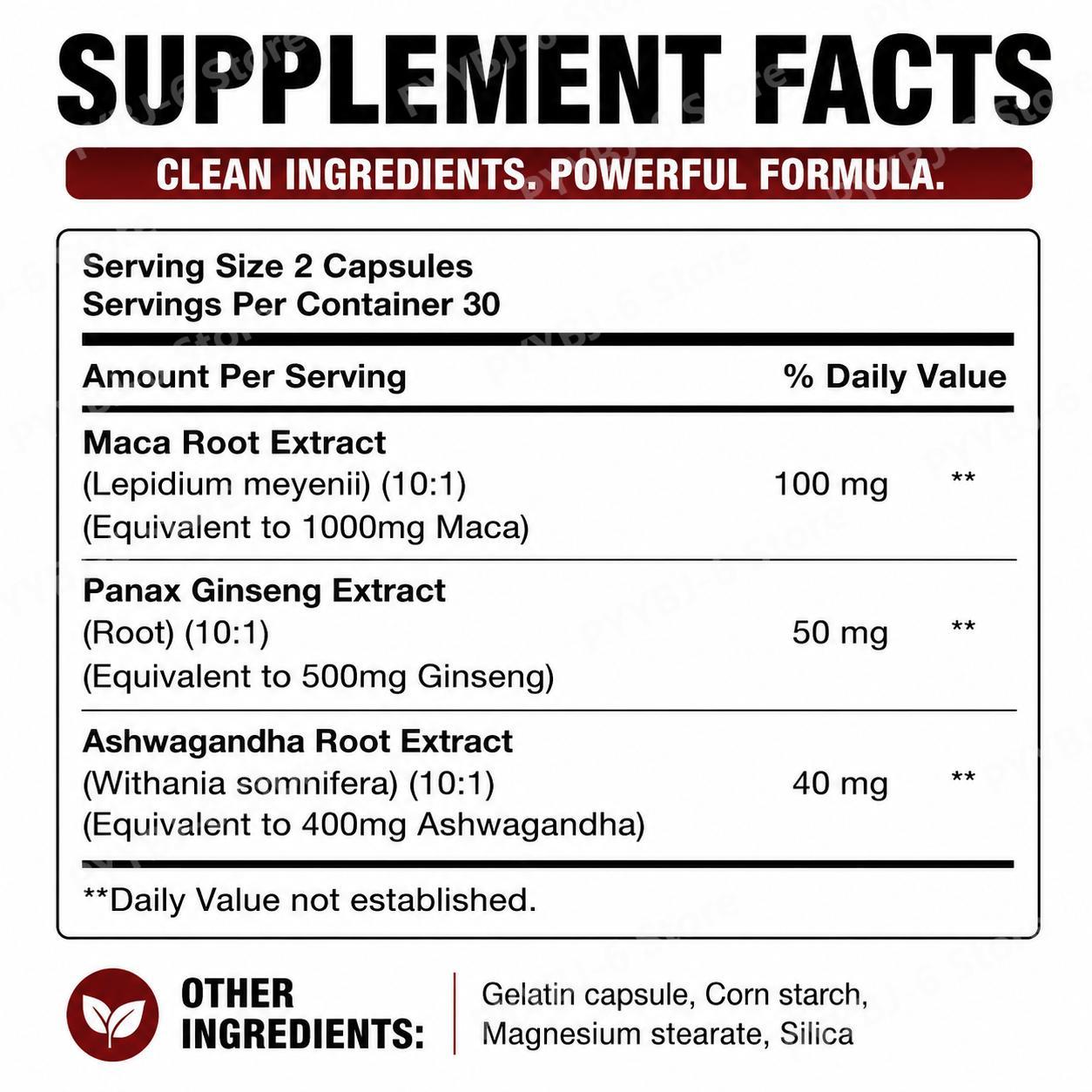 Googeer Maca Capsules with Mac - Valerian Root Capsule review and price