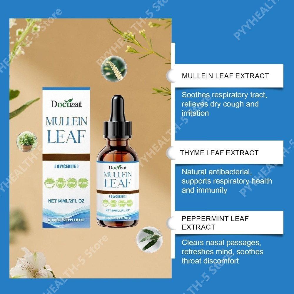Docteat Mullein Leaf Tincture  - Herbal Wellness Tincture review and price