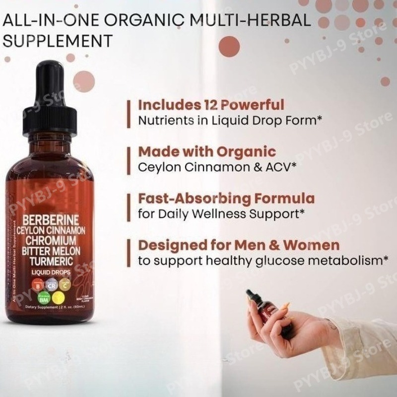 Berberine Chromium Turmeric Gi - Herbal Wellness Drops review and price