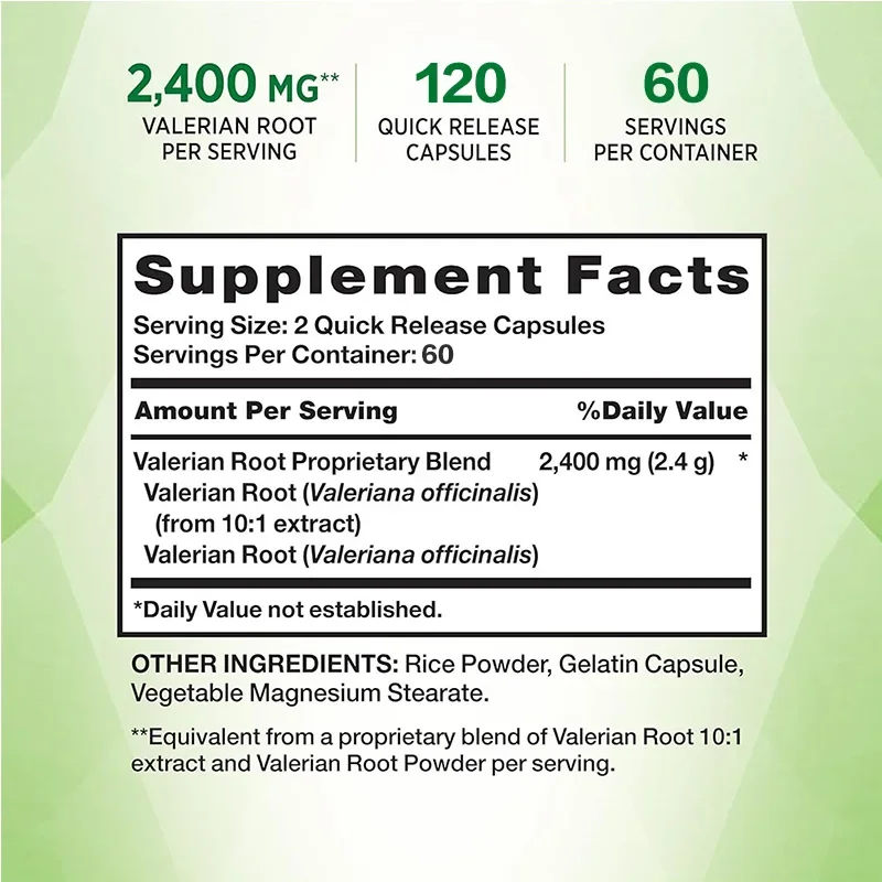 Valerian Root - Provides Sleep - Valerian Root Capsule review and price