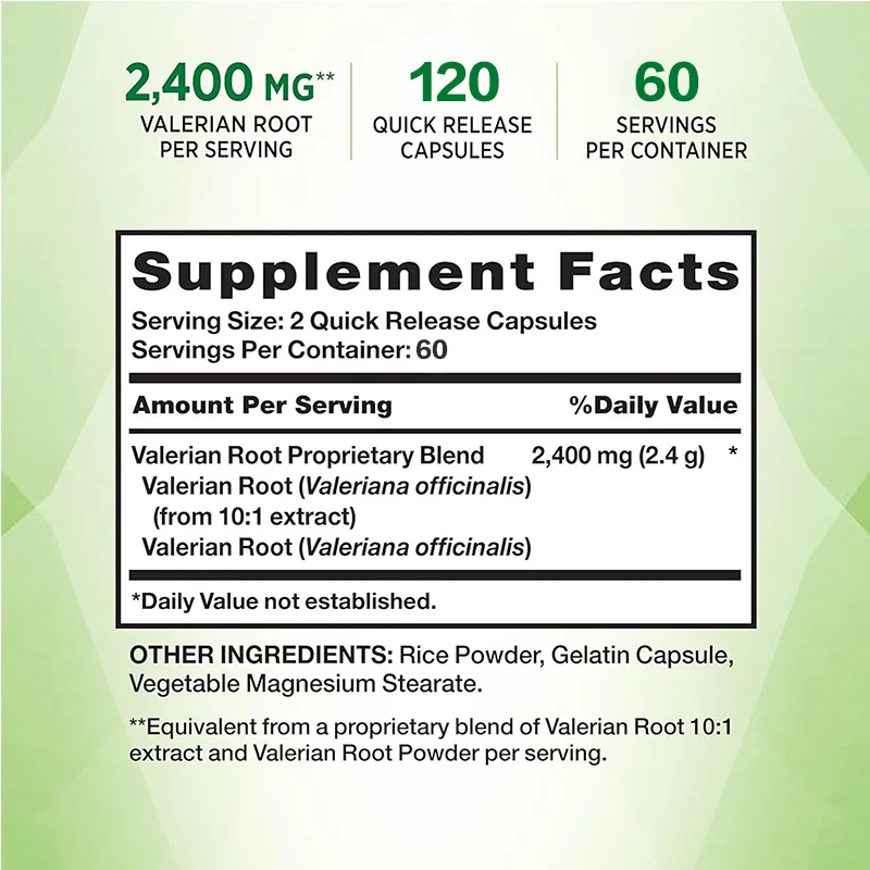 Valerian Root Capsules - It He - Valerian Root Capsule review and price