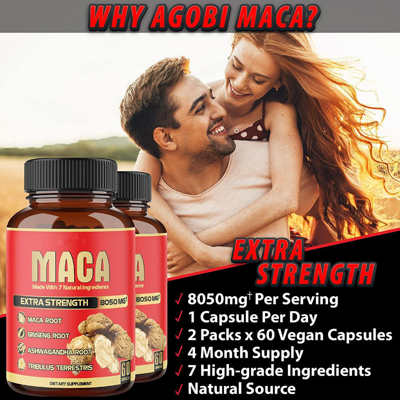2 Pcs 8050mg Organic Black Mac - Valerian Root Capsule review and price