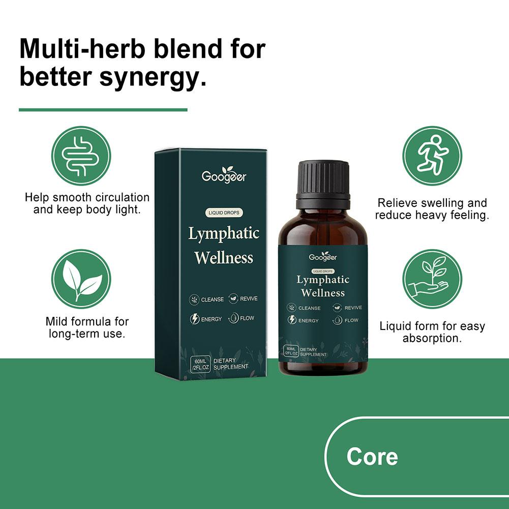 60ml Lymphatic Support Liquid  - Herbal Wellness Drops review and price