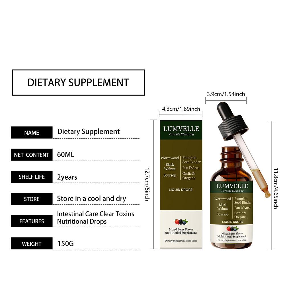 60ml Wild Wormwood Liquid Drop - Herbal Wellness Tincture review and price