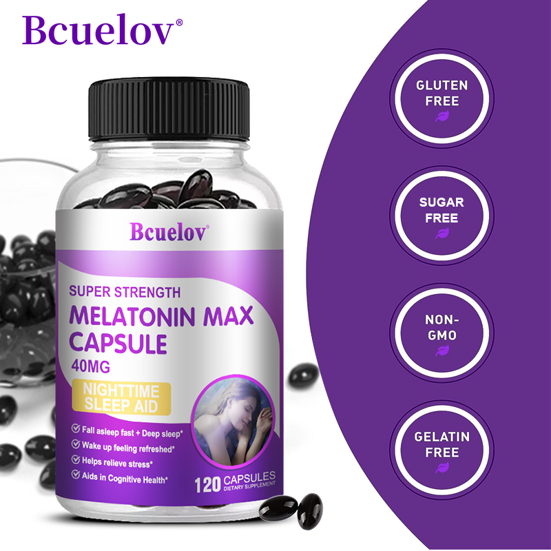 40mg Melatonin Capsules with C - Valerian Root Capsule review and price