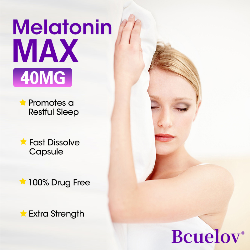 40mg Melatonin Capsules with C - Valerian Root Capsule review and price
