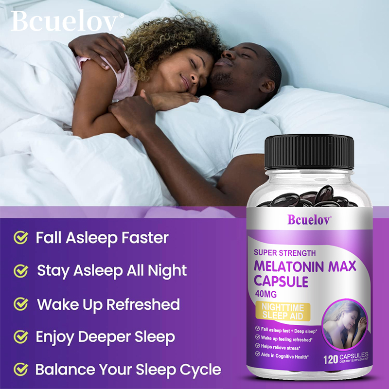 40mg Melatonin Capsules with C - Valerian Root Capsule review and price